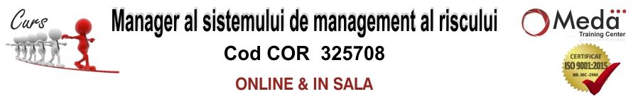 Manager al sistemului de management al riscului - Cod COR 325708