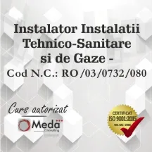 Învață să proiectezi, instalezi și întreții instalații tehnico-sanitare și de gaze. Obține competențe autorizate. Înscrie-te acum!