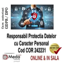 Cursul GDPR / DPO – Responsabil Protecția Datelor cu Caracter Personal este soluția ideală pentru tine! Acest program de formare îți oferă toate cunoștințele necesare pentru a asigura conformitatea cu Regulamentul General privind Protecția Datelor (GDPR).