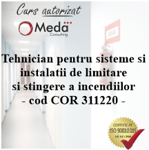 Curs tehnician stingere incendii cod COR 742106 - Avizat I.G.S.U- Examenul de absolvire poate fi sustinut si online.